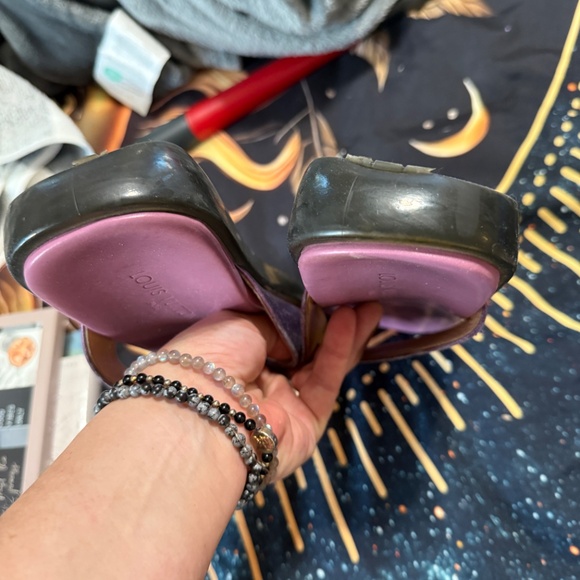 Louis Vuitton Dark Purple Sandals - Picture 4 of 7
